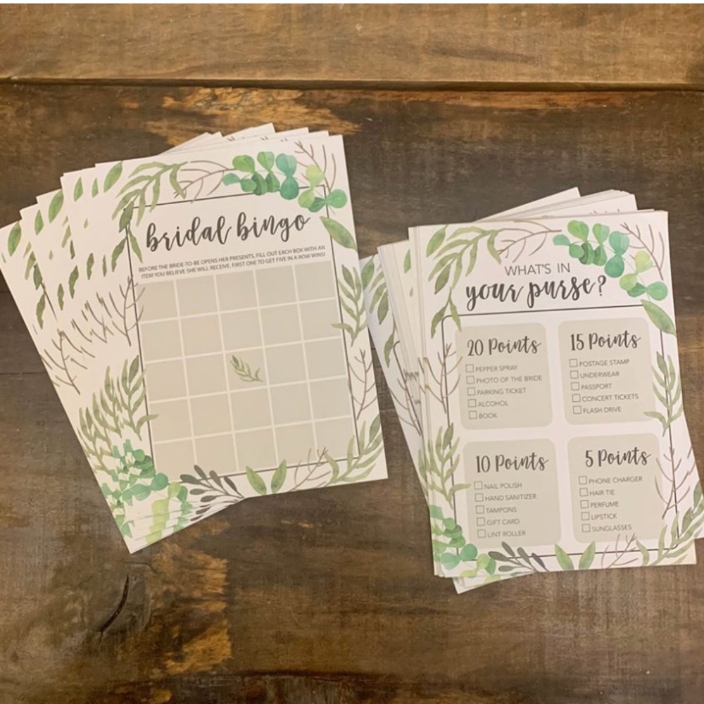 Bridal Shower Games